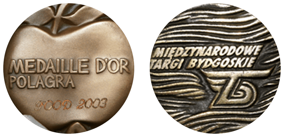 Złote medale POLAGRA FOOD 2003 i Międzynarodowych Targów Bydgoskich
